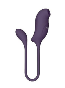 Vive Quino Air Wave Vibrating Egg Double action Vibrator Purple
