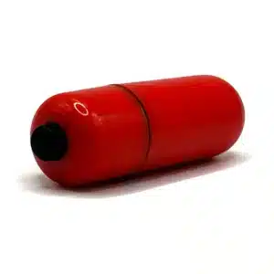 2.5" High Velocity Small Vibrating Bullet - Red