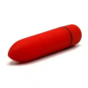 High Velocity Pointed 10-Function Powerful Vibrating Bullet - Red