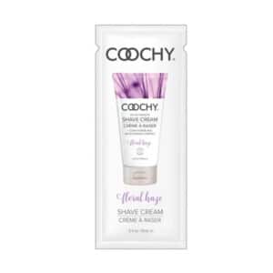 Classic Erotica Coochy Rash-Free Conditioning & Moisturizing Shave Cream, Floral Haze - Single Packet
