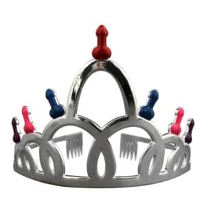 Naughty Penis Crown Tiara for Bachelorette Party