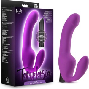 Temptasia Cyrus Strapless Silicone Dildo - Purple