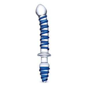 10" Elite Double Ended Glass Dildo & Butt Plug