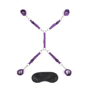 Lux Fetish 7-Piece Bed Spreader - Purple