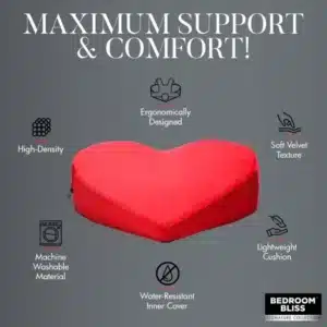 BDSM Bondage Heart Shaped Cushion Sex Position Pillow