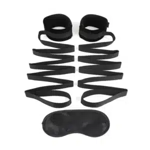 Lux Fetish Bondage Bed Strap Restraint System Set