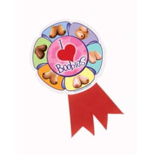 I Love Boobies Party Pin
