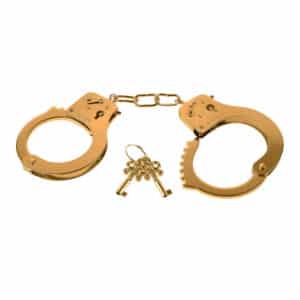 Fetish Fantasy Gold Metal Handcuffs