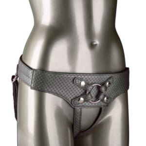 Her Royal Harness The Regal Empress Strap On Harness - Space Grey - One Size Fits Most