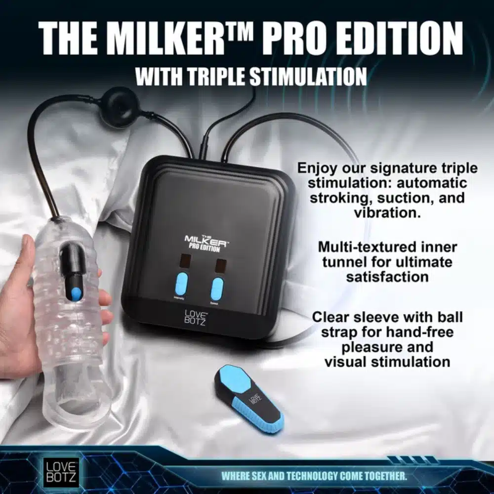 Lovebotz The Milker Pro Edition With Automatic Stroking, Suction And Vibration - Image 5