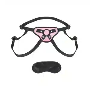 Lux Fetish Pretty In Pink Strap On Harness