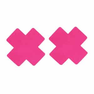 Pink X Cross-Shaped Nipple Pasties