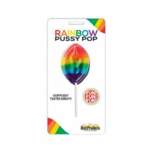 Rainbow Pussy Pops Sucker Adult Candy