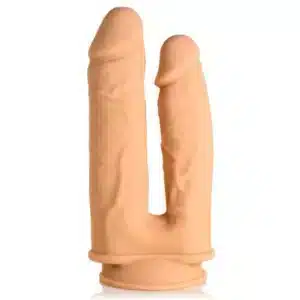 Silexpan 7" Hypoallergenic Silicone Double-Ended Dildo with Suction Cup