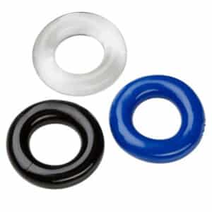 Cloud 9 Novelties Super Stretch Donut Stay Hard Ring - Pack of 3