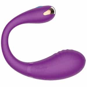 Couples Power Play Mobile App Based Vibrator - Purple