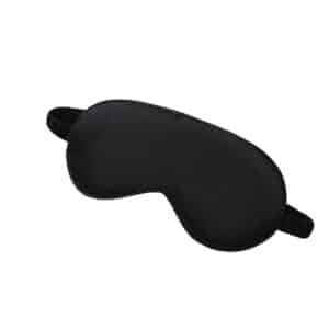 Elite BDSM Couples Play Satin Blindfold - Black
