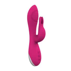 Elite Rechargeable Silicone Pulsating Rabbit - Pink