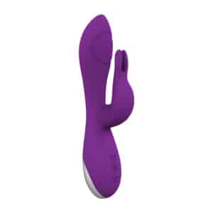 Elite Rechargeable Silicone Pulsating Rabbit - Purple
