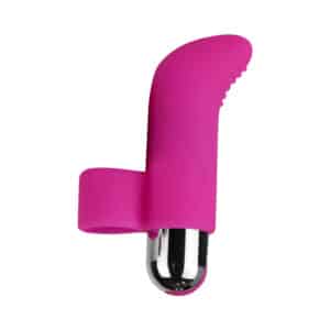 Supercharged Premium Silicone Finger Vibrator - Pink