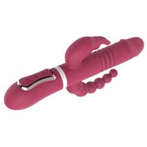 Thrusting G-Spot Rabbit Vibrator with Anal Beads