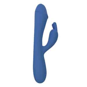 Liquid Silicone Deep Ocean Blue Rabbit Vibrator