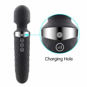 Premium Silicone Rechargeable Vibrating Wand