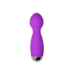 The Super Pro Mini Recharegeable Vibraring Wand - Purple