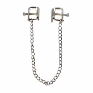 Naughty USA BDSM Adjustable Open Press Nipple Clamps