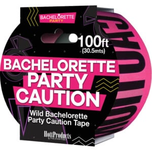Hot Pink Bachelorette Party Caution Tape - 100 Feet
