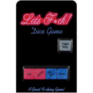 Let's F*ck Dice Game for Couples by Kheper Games