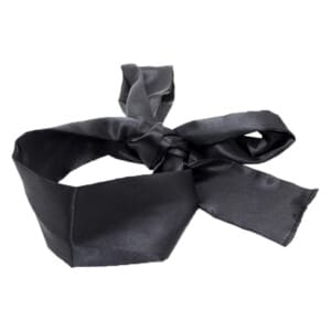 Naughty USA BDSM Black Satin Sash - 5 Feet
