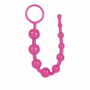 Shane's World® Advanced Anal 101™ Large Silicone Anal Beads - Pink