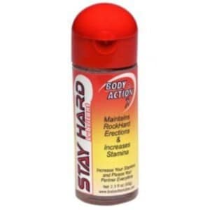 Body Action Stayhard Climax Control Lubricant - 2oz. Bottle