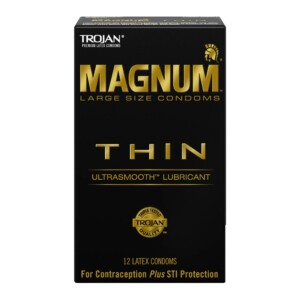 Trojan Magnum Thin Condoms 12 Pack
