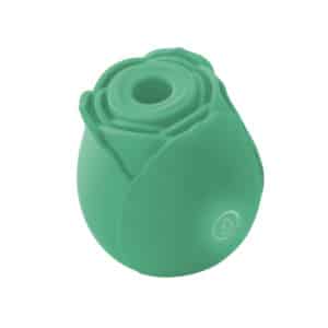 Elite Glow in the Dark Rose Sucking Stimulator 3.0 - Green