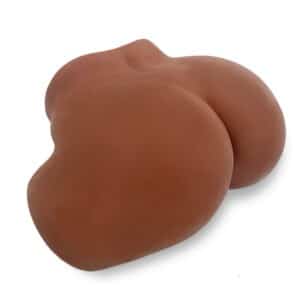 Large, smooth brown sweet potato on white background.